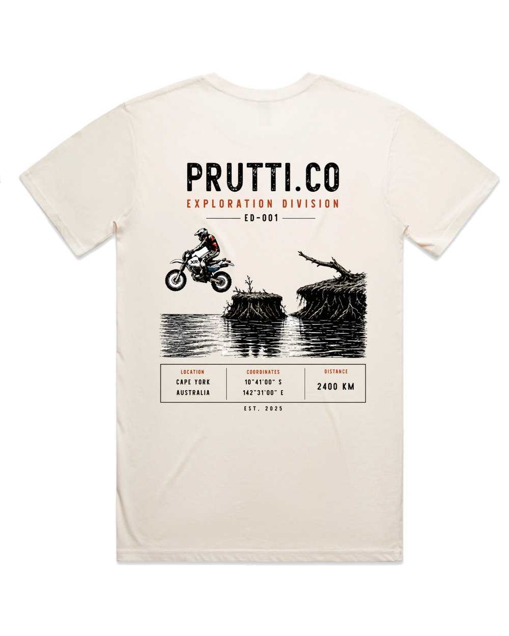 ED - 001 Cape York Tee Ecru