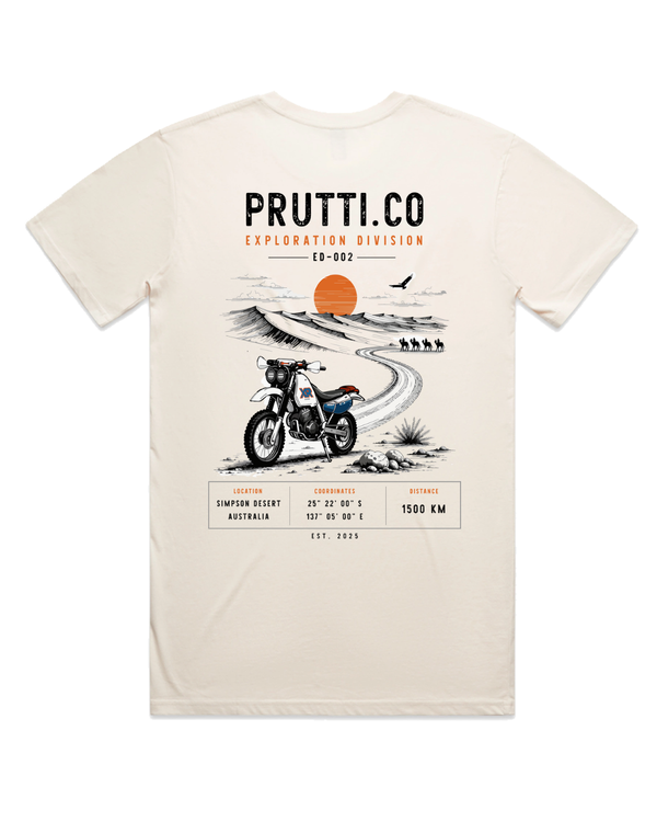 ED - 002 Simpson Desert Tee ECRU